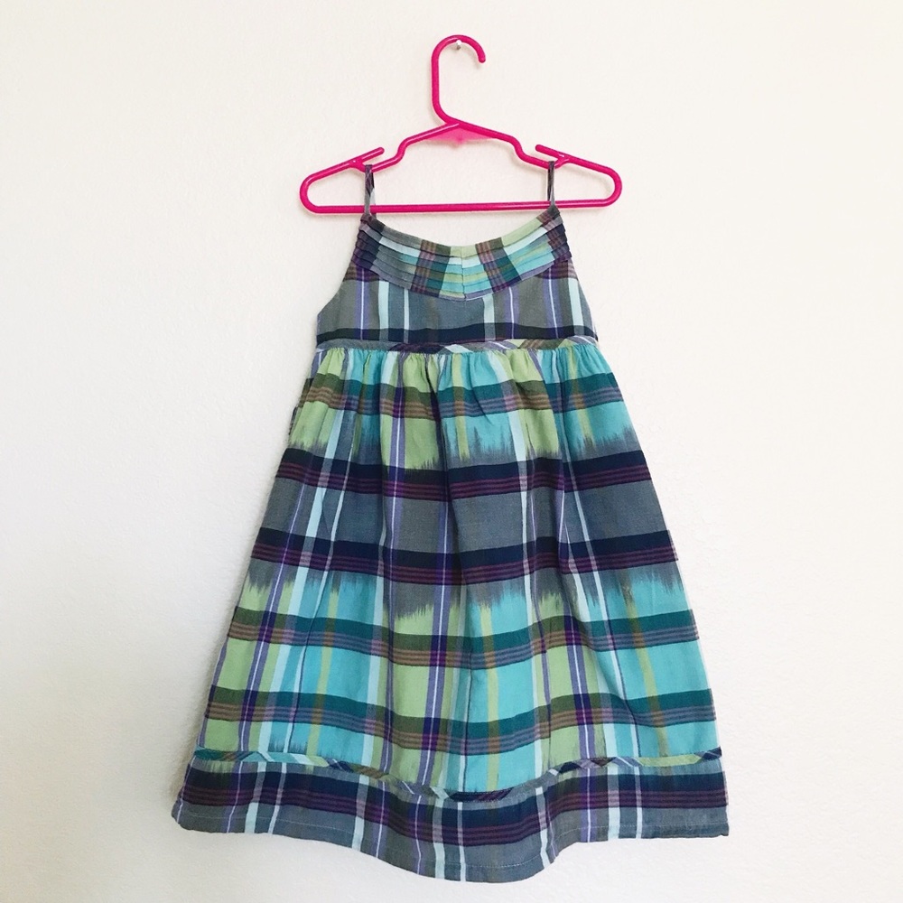 GAP kids plaid dress
